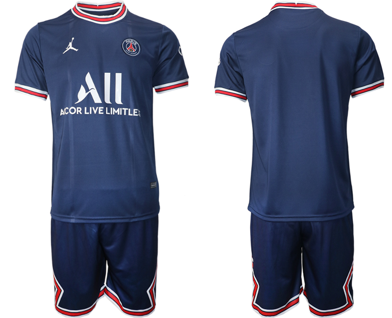 Paris Saint-Germain home name&number 2021/22 Soccer Kit - Click Image to Close